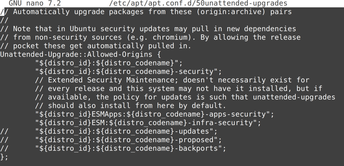 How to set up automatic upgrades in Ubuntu Server 24.04 LTS Noble Numbat